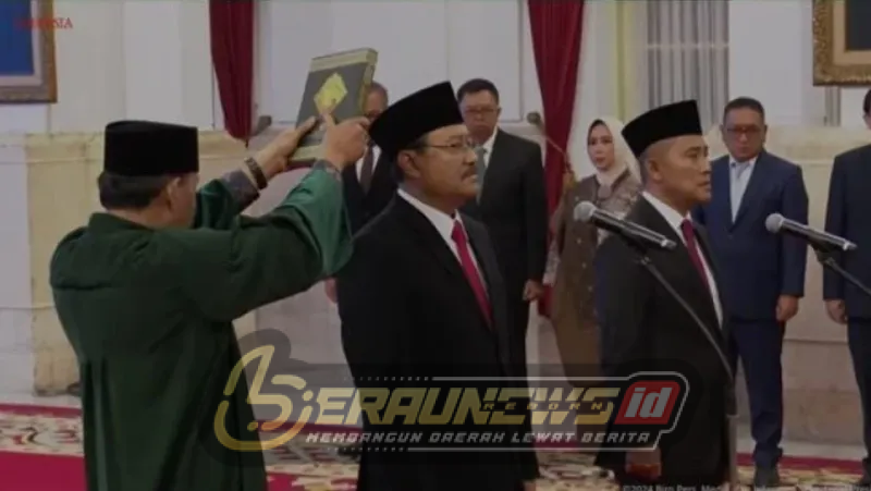 Presiden Jokowi Lantik Gus Ipul Jadi Menteri Sosial Gantikan Risma