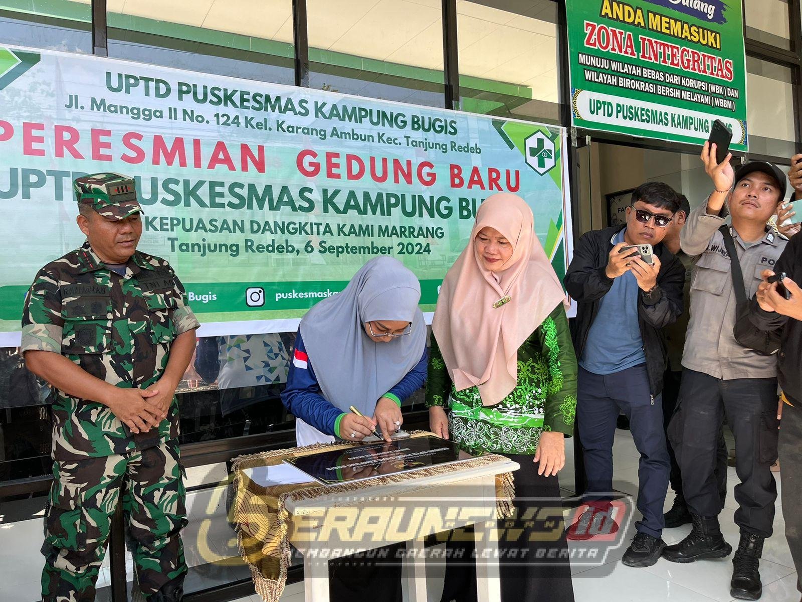 Puskesmas Kampung Bugis Diresmikan, Akses Kesehatan Masyarakat Berau Meningkat