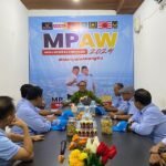 Silaturahmi ke Sekber MPAW, Pjs Bupati Sufian Agus Titipkan Pesan Persatuan di Pilkada