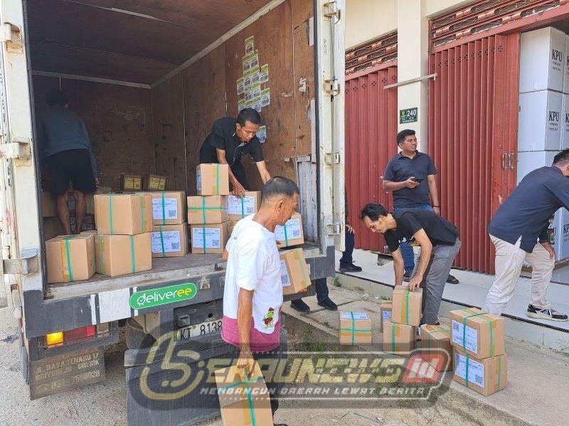 Surat Suara Pilkada 2024 Tiba di Berau, KPU Siap Mulai Pelipatan Awal November