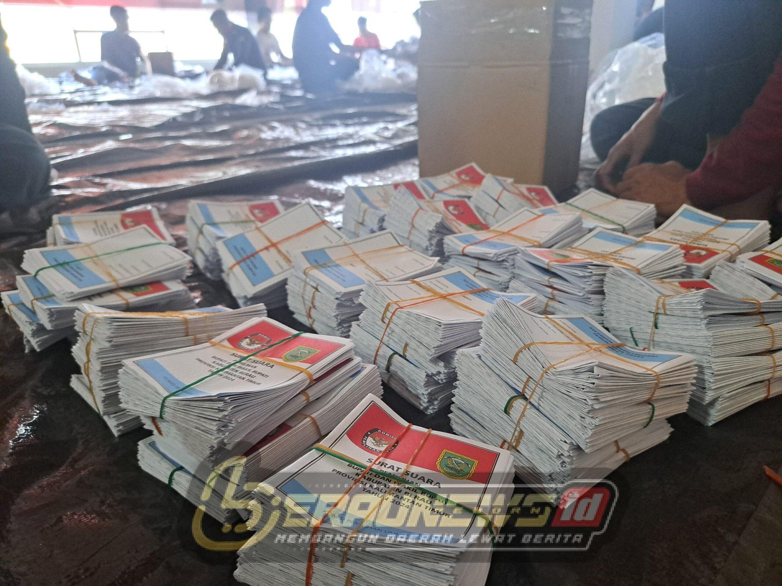 KPU Berau Sortir Surat Suara Lebih dan Rusak Demi Kelancaran Pilkada 2024