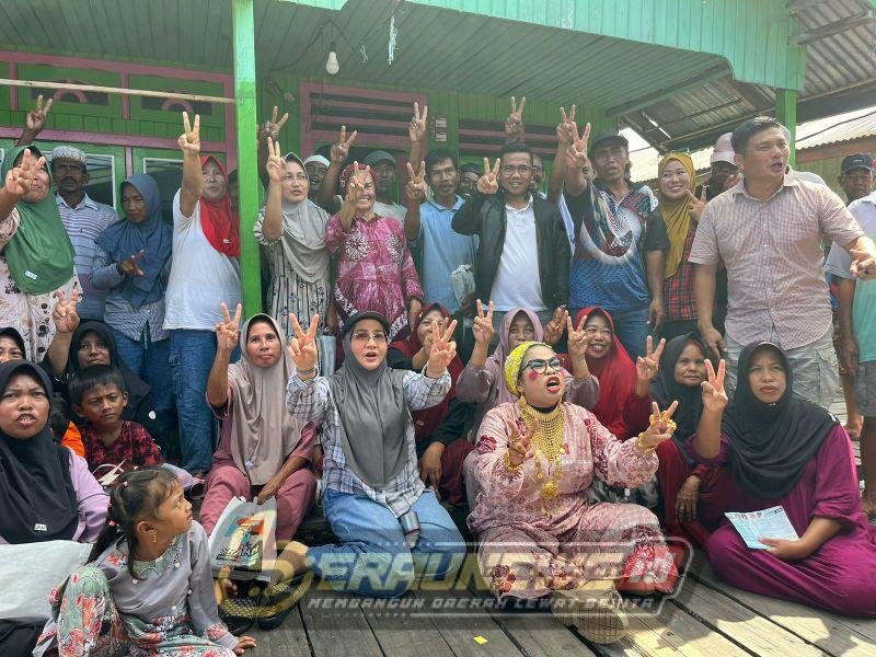 Kampanye di Pisang-Pisang, Sri Juniarsih Tegaskan Komitmen untuk Infrastruktur dan Pendidikan