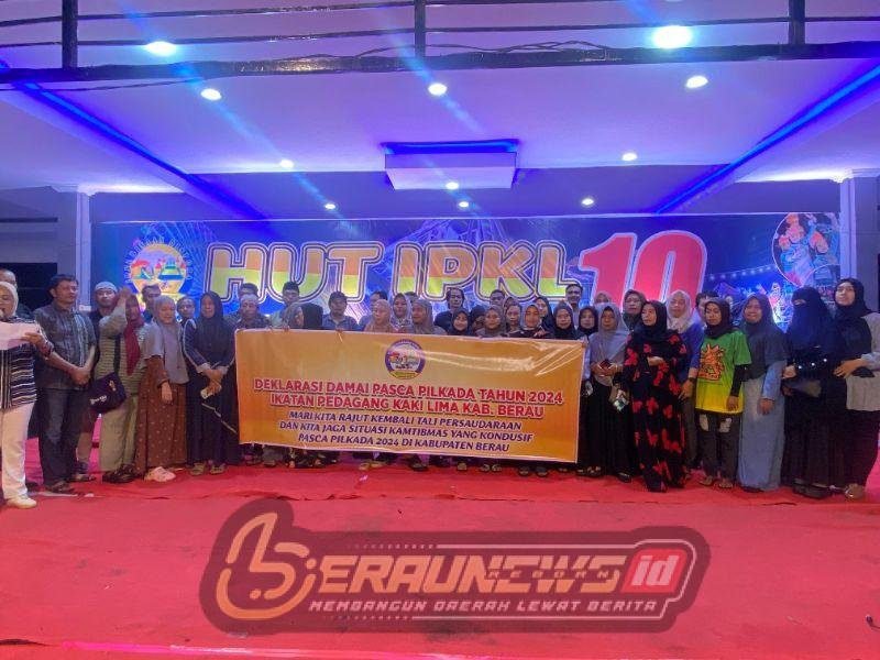 IPKL GOR Pemuda Tanjung Redeb Deklarasi Damai Pasca Pilkada 2024