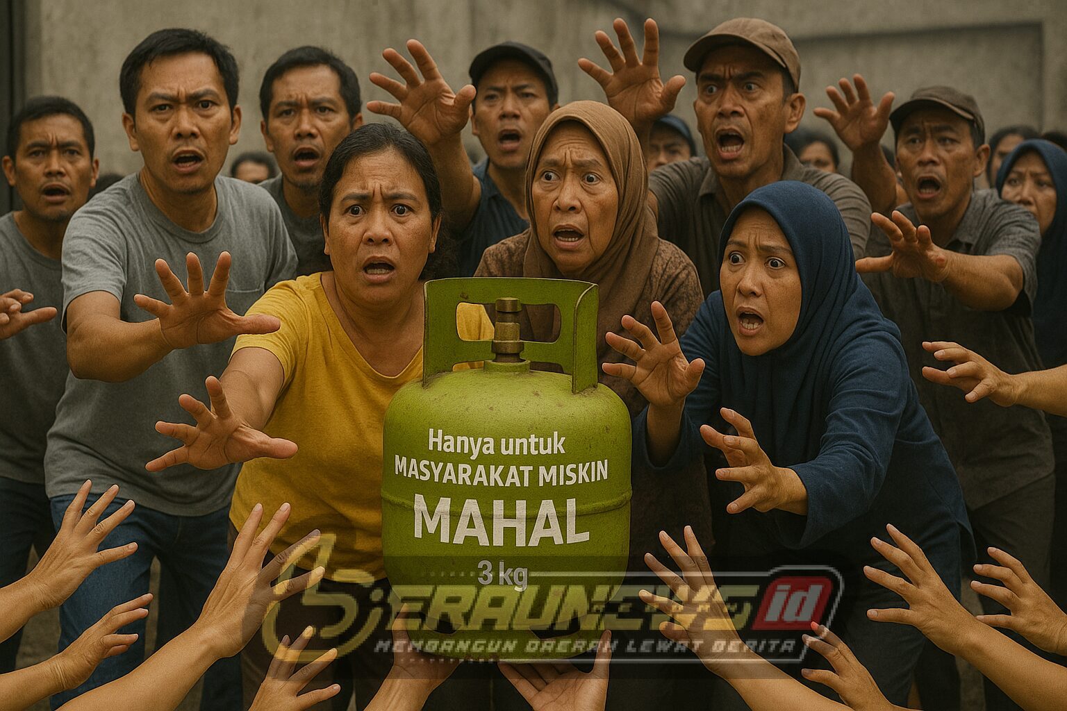 Gas Melon Kembali Tersedia di Berau, Harga Melonjak hingga Rp45 Ribu