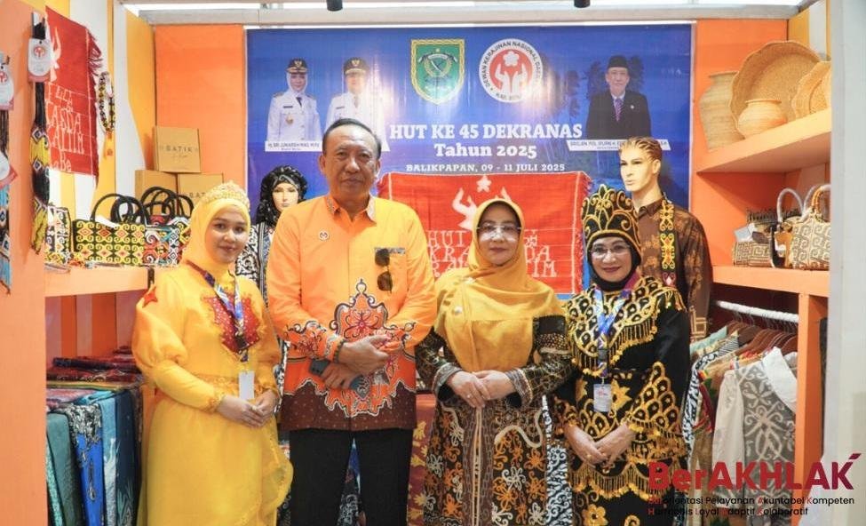 Kerajinan Berau Ramaikan HUT ke-45 Dekranas di Balikpapan