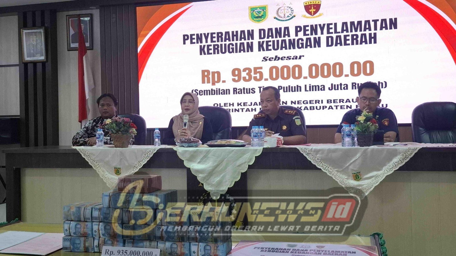 Kejari Berau Kembalikan Dana Pemulihan ke Pemkab