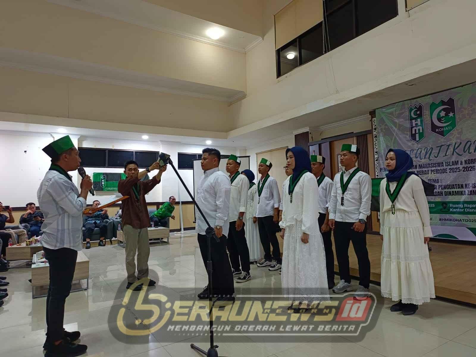 HMI dan Kohati Berau Dilantik di Malam Kemerdekaan, Simbol Semangat Pemuda