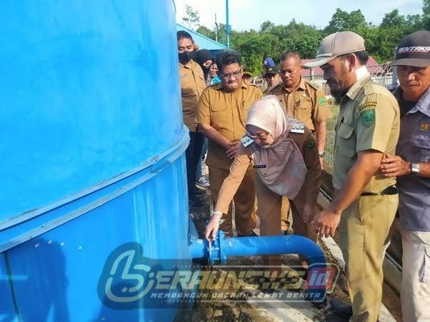 Tuntas Krisis Air di Tembudan, Pemkab Berau Tambah Jaringan SPAM