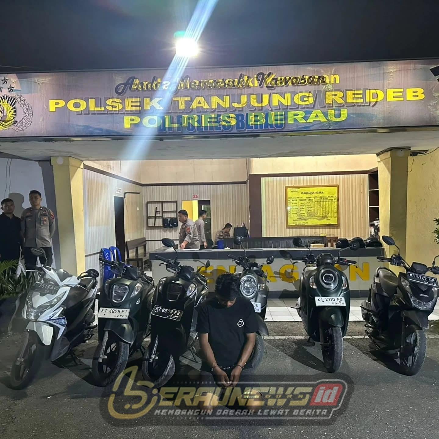 Curanmor di Berau Terungkap, Pelaku Gadaikan Motor Rp2 Juta per Unit