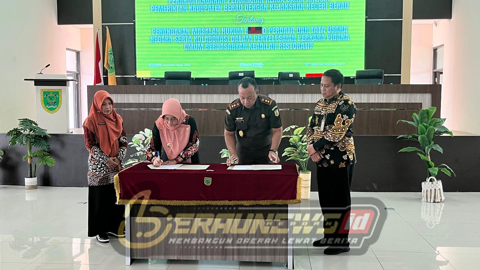 Pemkab Berau dan Kejari Sepakati Kerja Sama Hukum, Dorong Penguatan Desa Antikorupsi