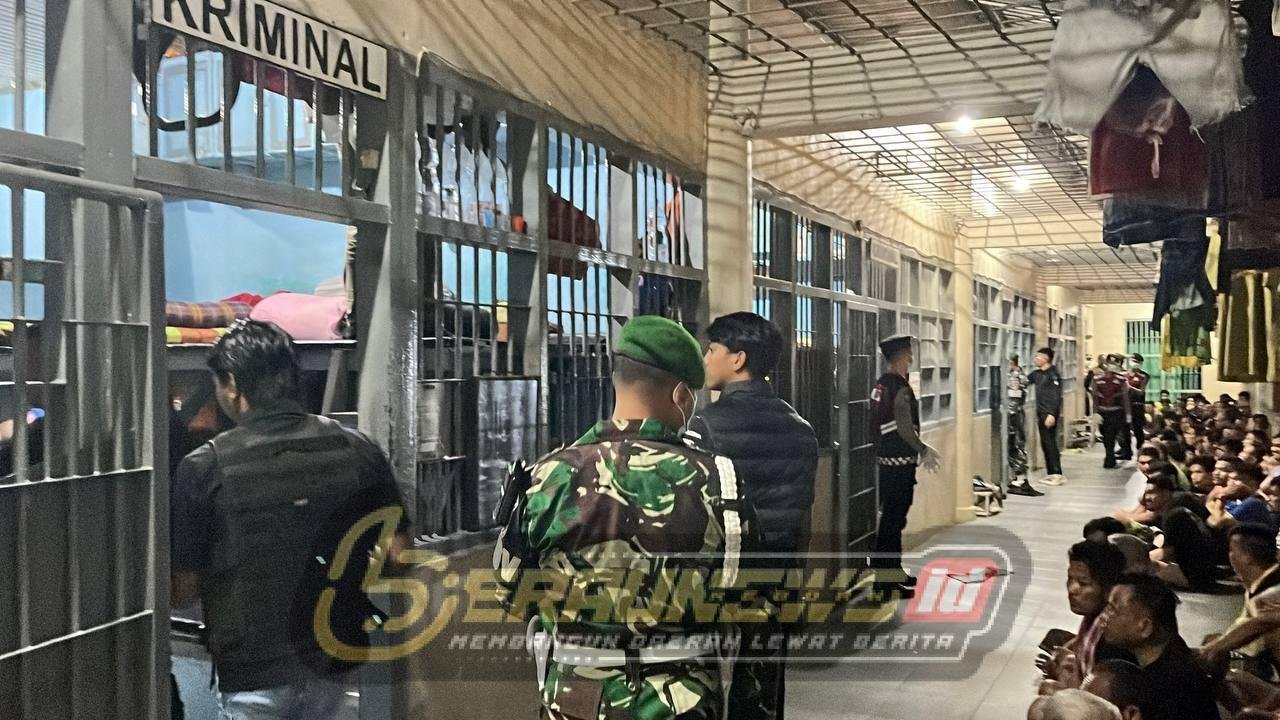 Razia Gabungan di Rutan Tanjung Redeb, Petugas Amankan Sejumlah Barang Terlarang