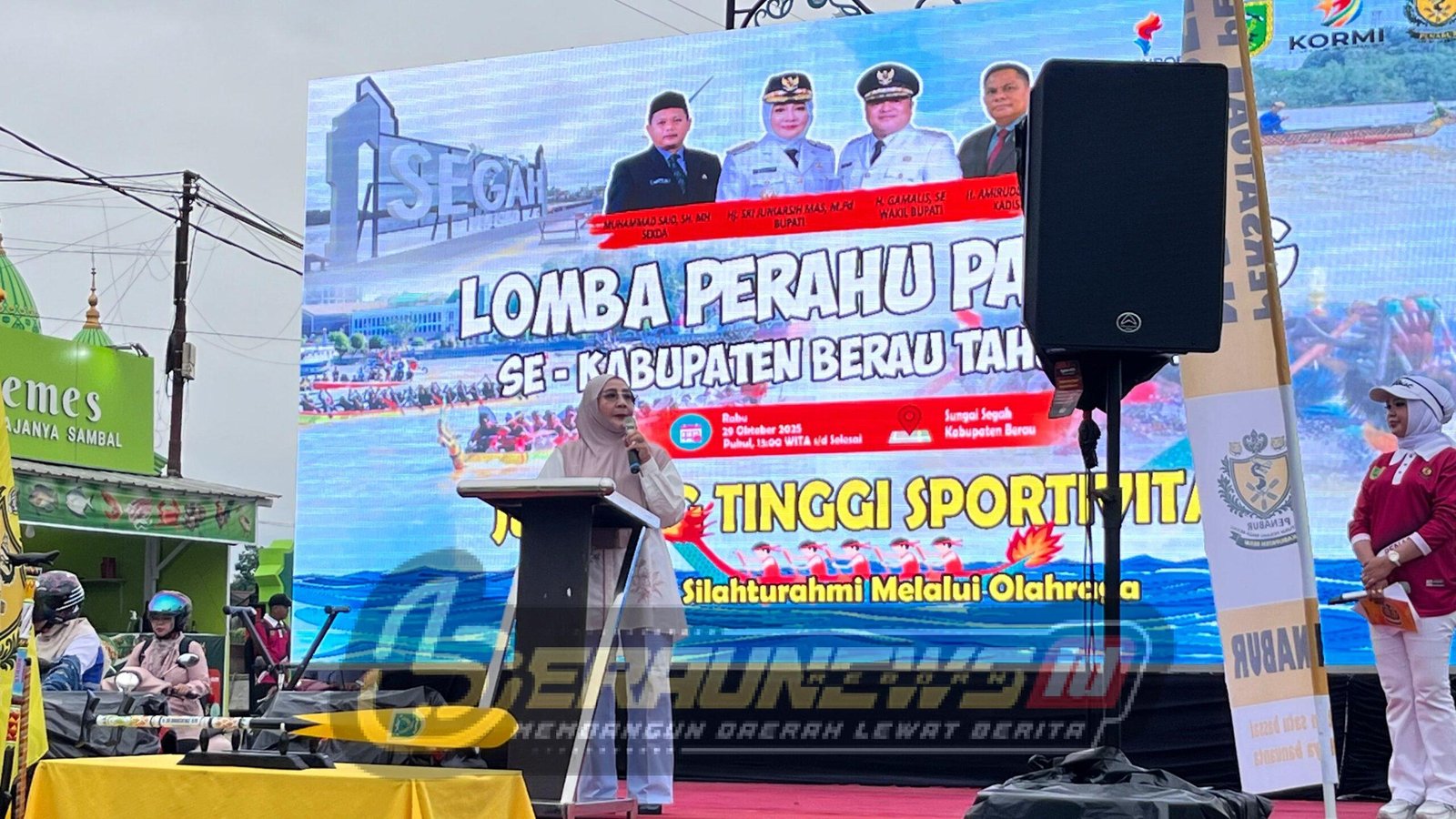 Sempat Dibatalkan, Akhirnya Lomba Perahu Kembali Digelar Dengan Meriah