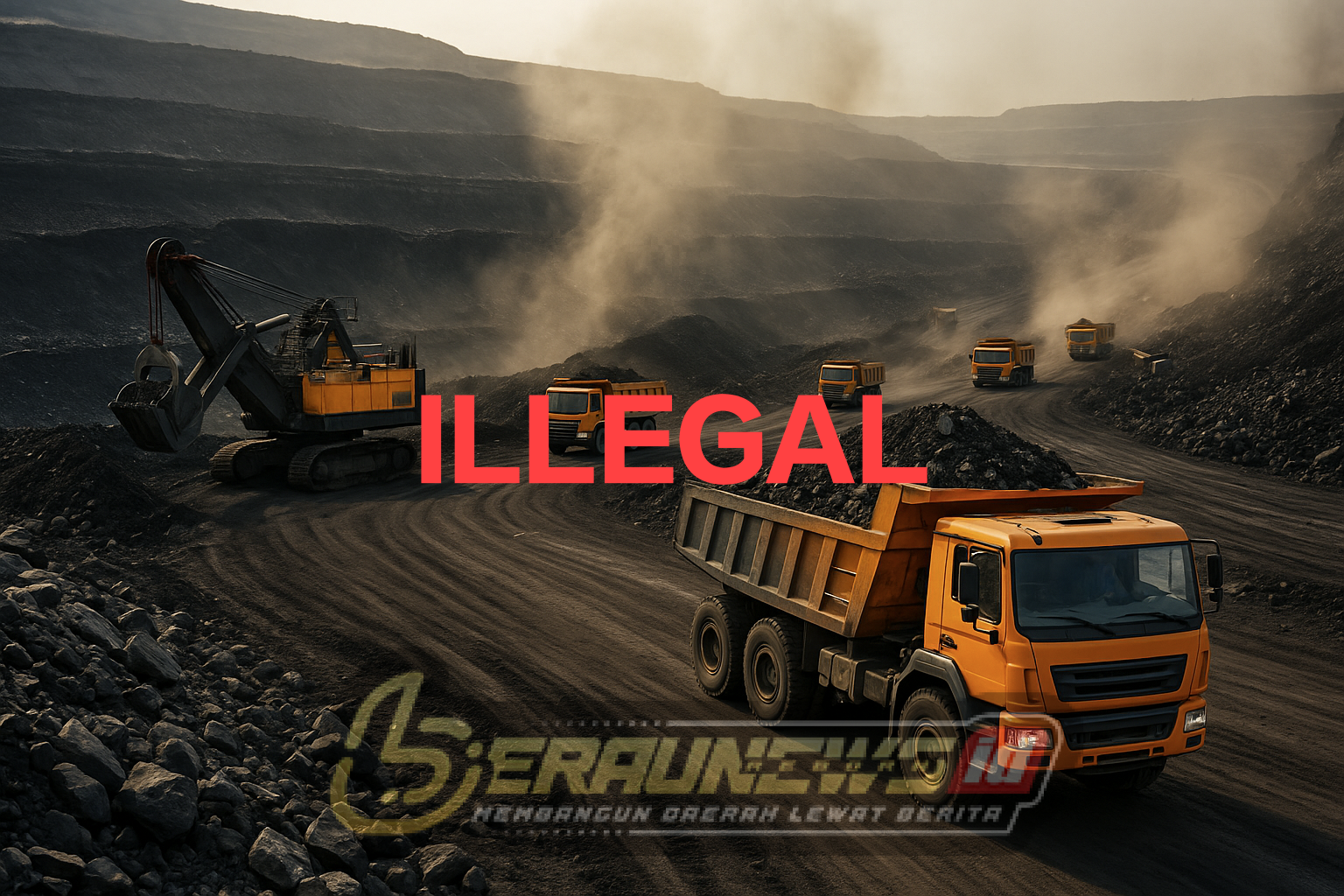 Satgas IKN Gerebek Tambang Ilegal di Tahura Bukit Soeharto, Pelaku Kabur Tinggalkan Batu Bara