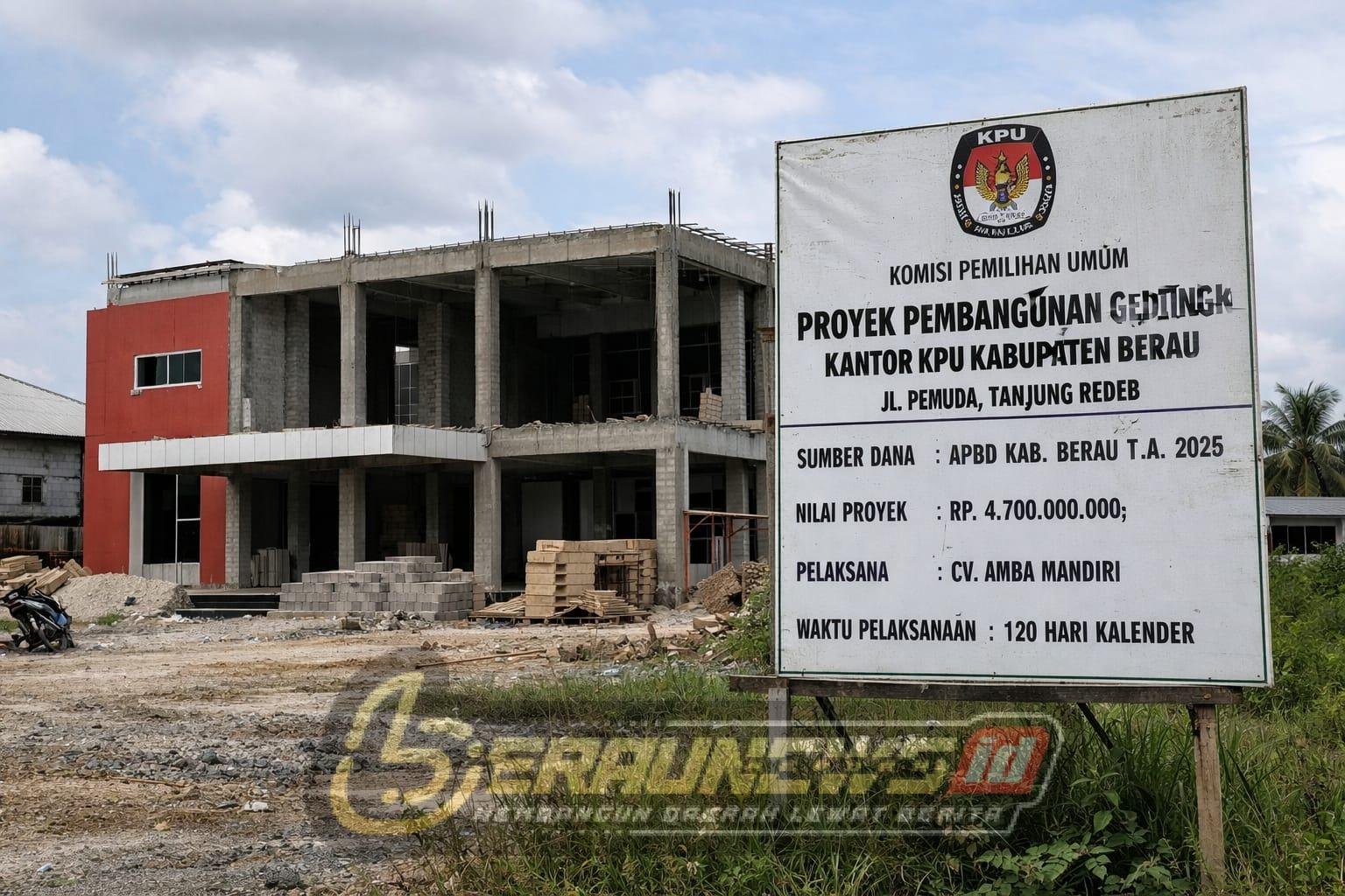 KPU Berau Bidik Anggaran 2027 untuk Lanjutkan Gedung Kantor
