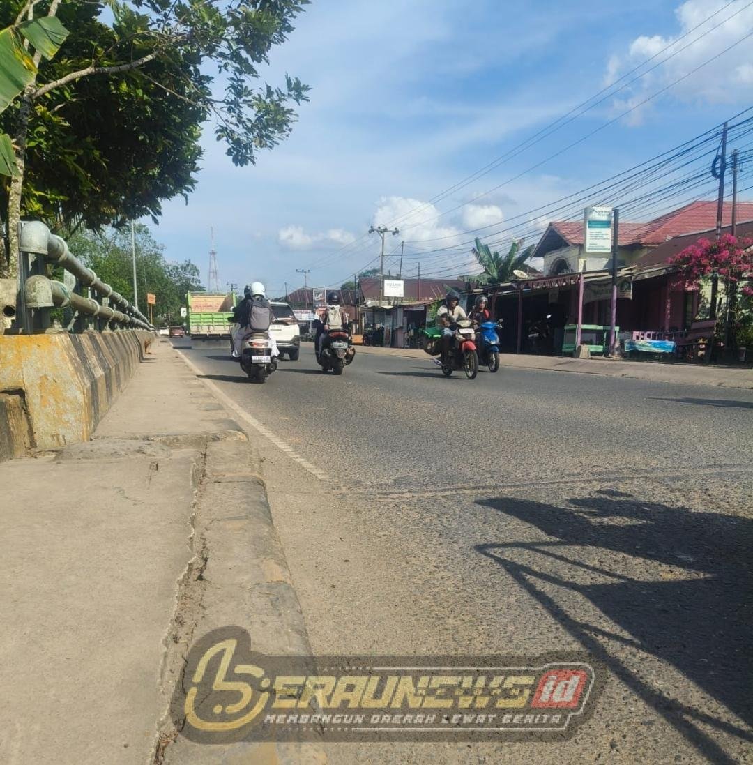 Pondasi Retak, Jembatan Bujangga Terancam: Dishub Berau Akui Tak Berwenang Pasang Portal