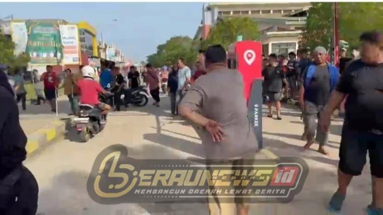 Pasar Sanggam Adji Dilayas Memanas, UPT Buka Portal Demi Redam Ketegangan