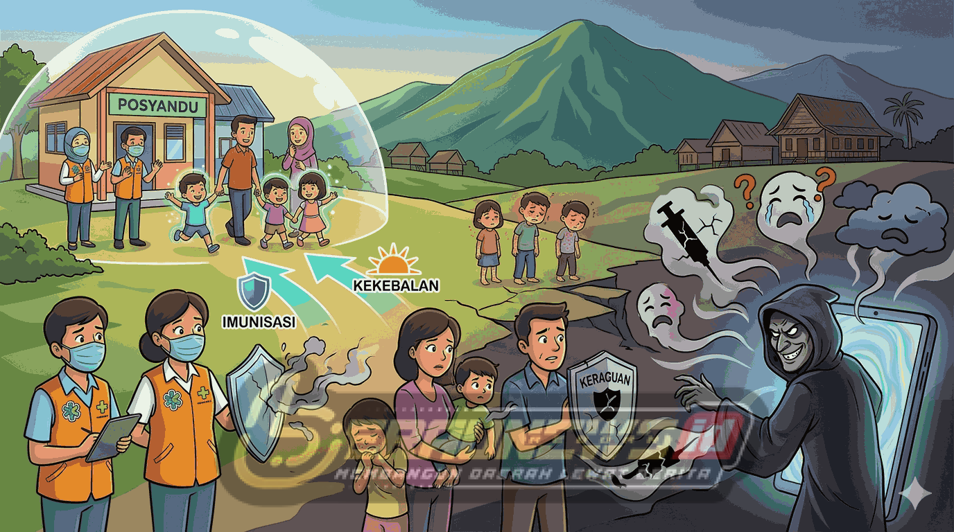 Hoaks dan Penolakan Vaksin Picu Kekhawatiran Dinkes Berau soal Campak