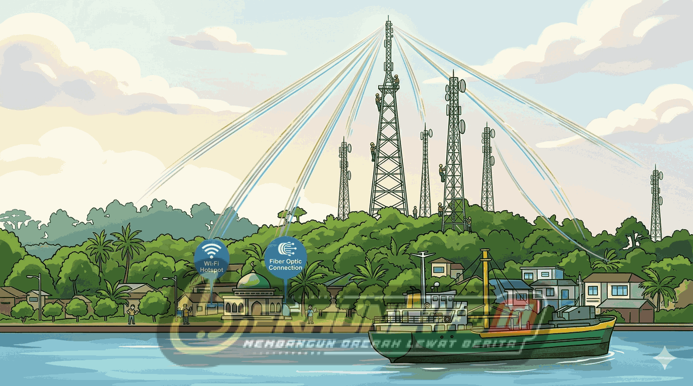 34 BTS Diusulkan, Baru 5 Terbangun: Pemkab Berau Tagih Janji Pusat Soal Blank Spot