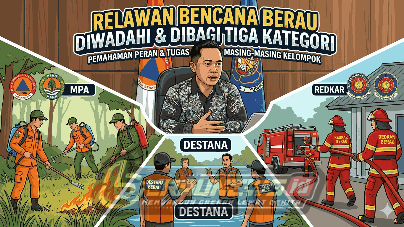 Banyak yang Keliru! Ini Perbedaan MPA, Destana, dan Redkar dalam Penanganan Bencana di Berau