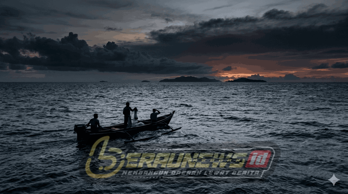 Melaut ke Rompon, Tiga Nelayan Asal Tanjung Redeb Dilaporkan Hilang Kontak