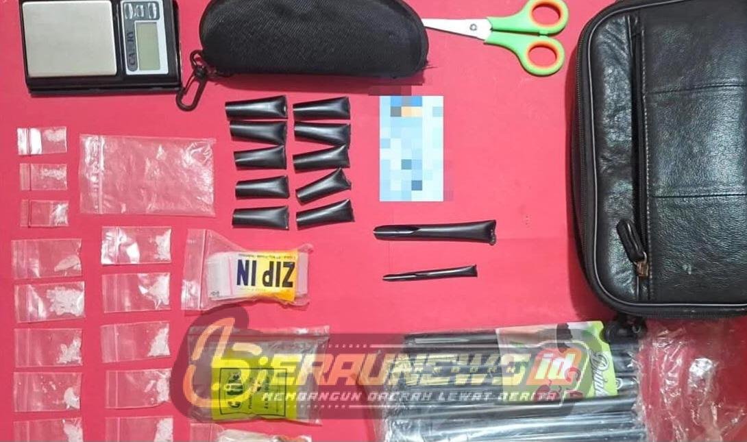 Satresnarkoba Polres Berau Ungkap Kasus Sabu, Satu Pria Ditangkap di Karang Ambun