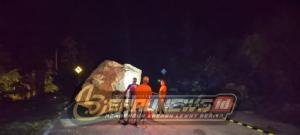 Tebing Jalan Poros Trans Kaltara di Sungai Urang Longsor, Pengendara Diminta Tingkatkan Kewaspadaan