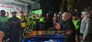 119 Driver Ojol Disambangi Bupati Berau saat Sahur On The Road di Malam ke-26 Ramadan