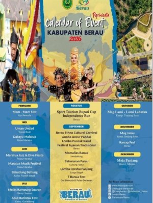Disbudpar Rilis Agenda Wisata 2026, Ramadan Jadi Alasan Maret–April Tanpa Event di Berau