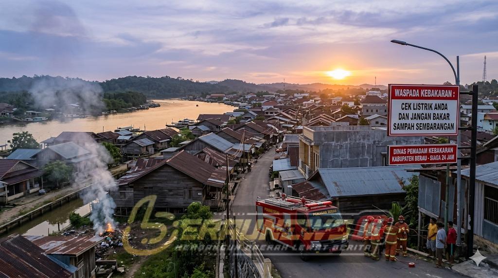 Damkar Berau Ingatkan Warga Tanjung Redeb: Instalasi Listrik Jadi Penyebab Utama Kebakaran