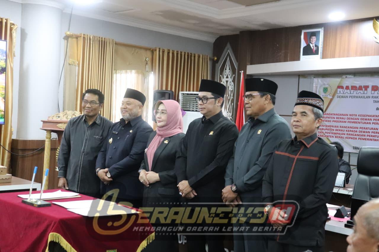 Bupati Berau Ajukan Enam Raperda, Soroti Ketahanan Pangan hingga APBD 2027