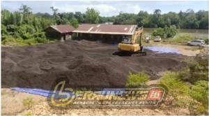 Bantahan KUPP Dipertanyakan, Aktivitas Penumpukan Cangkang Sawit di Tabalar Masih Terpantau