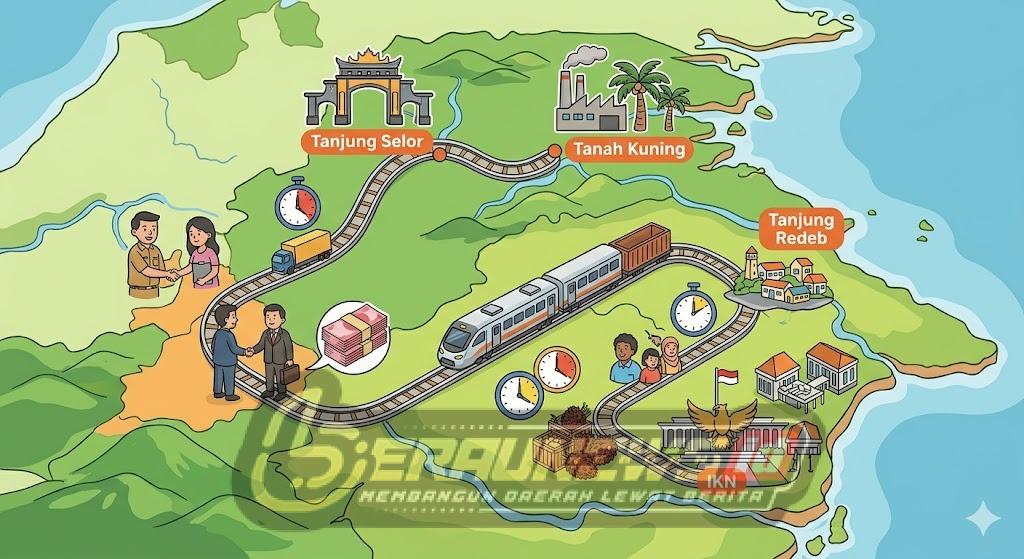 Kereta Kaltara–IKN Berproses, Investor Siap Gelontorkan Rp25 Triliun