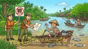 Dinas Perikanan Berau Tegas: Penampung Dilarang Beli Ikan Hasil Setruman