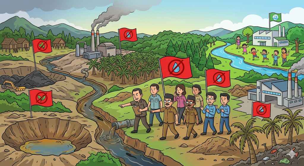 DPRD Berau Soroti Proper Merah 9 Perusahaan, Dugaan Masalah Lingkungan Akan Ditelusuri