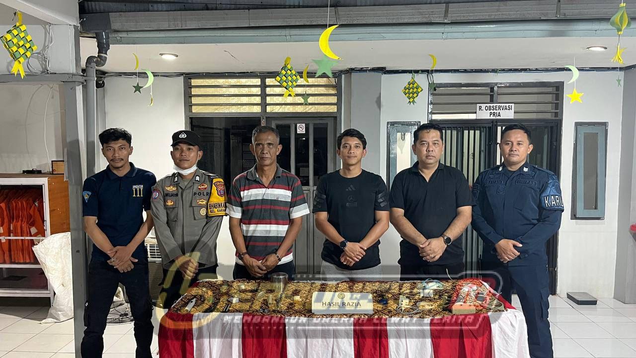 Razia Mendadak, Rutan Tanjung Redeb Sita Barang Terlarang dari Narapidana