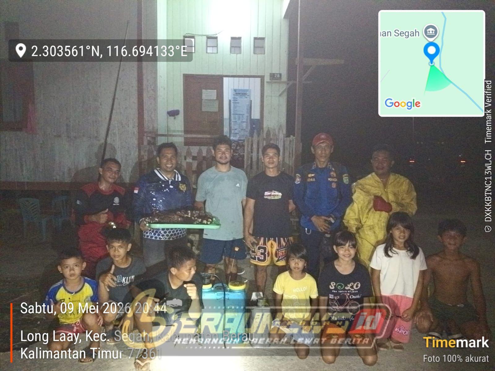 Tim Damkar Berau Lakukan Operasi Malam Hari untuk Hapus Ancaman Tawon