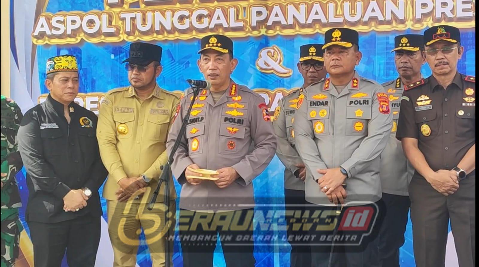 Kapolri Resmikan Aspol Panaluan Presisi, Ubah Zona Banjir Jadi Hunian Layak Polisi