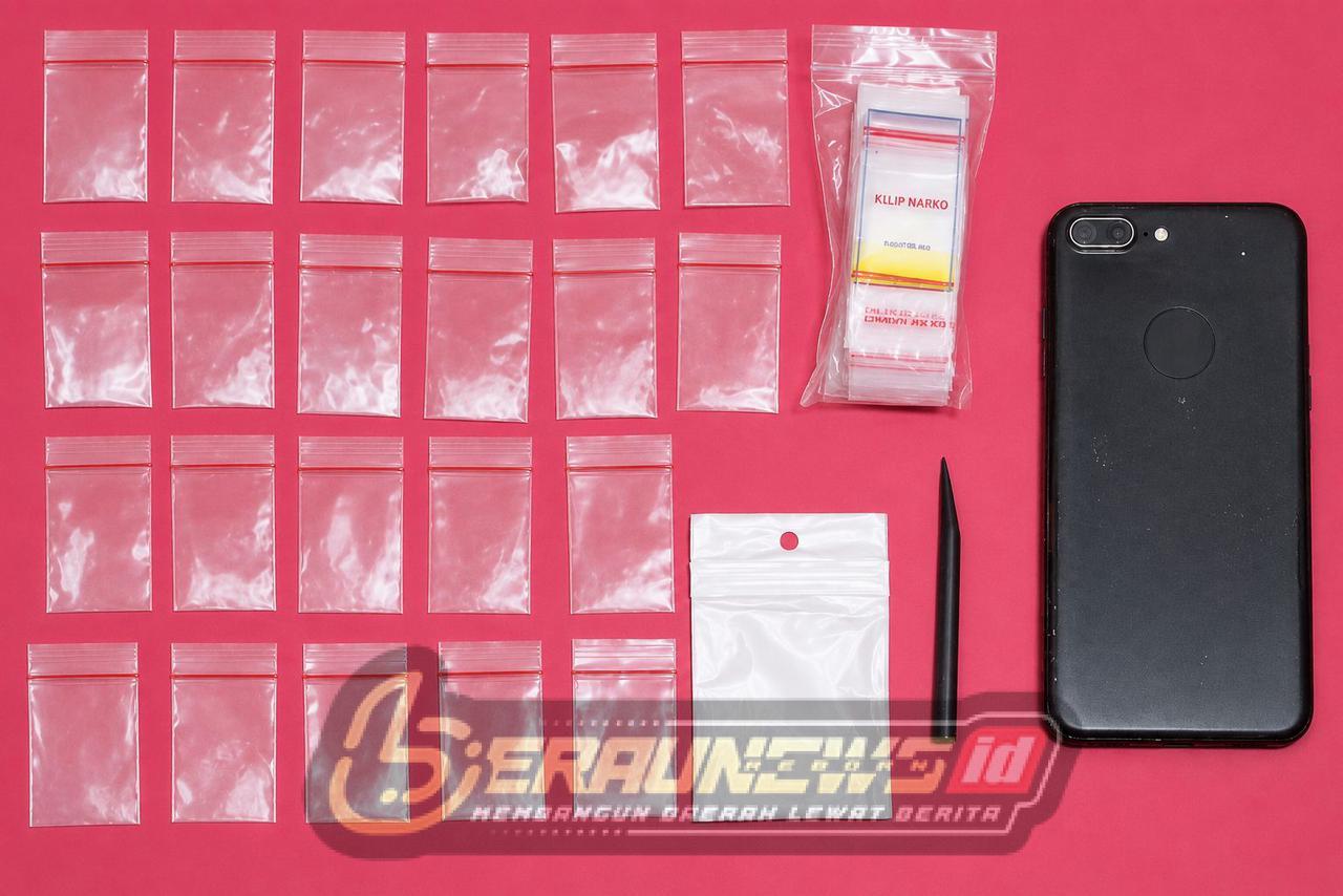 Polres Berau Sita 12,17 Gram Sabu dari Pria 26 Tahun di Kelurahan Bugis