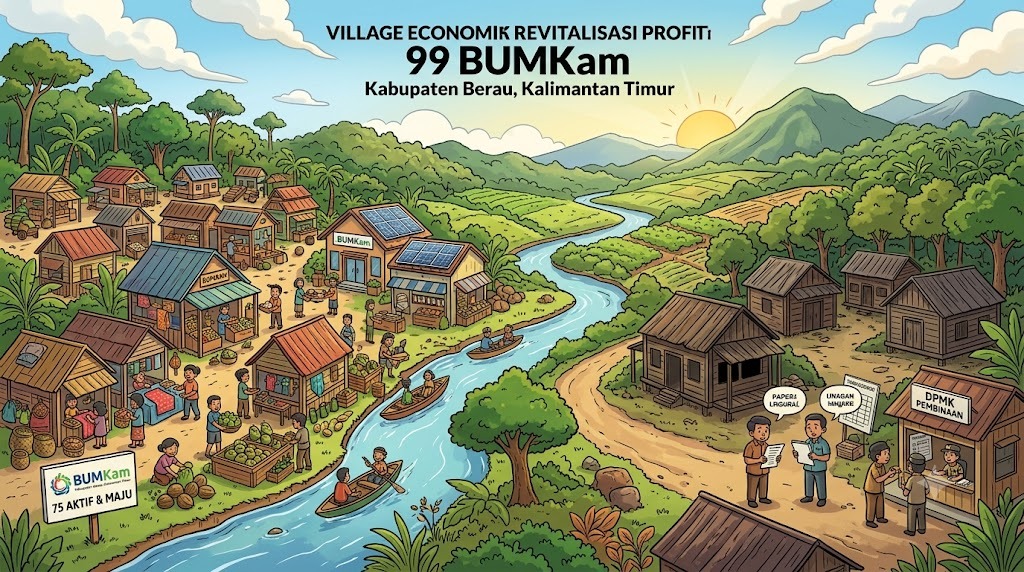 24 BUMKam di Berau Belum Beroperasi, DPMK Akui Pembinaan Terkendala Anggaran