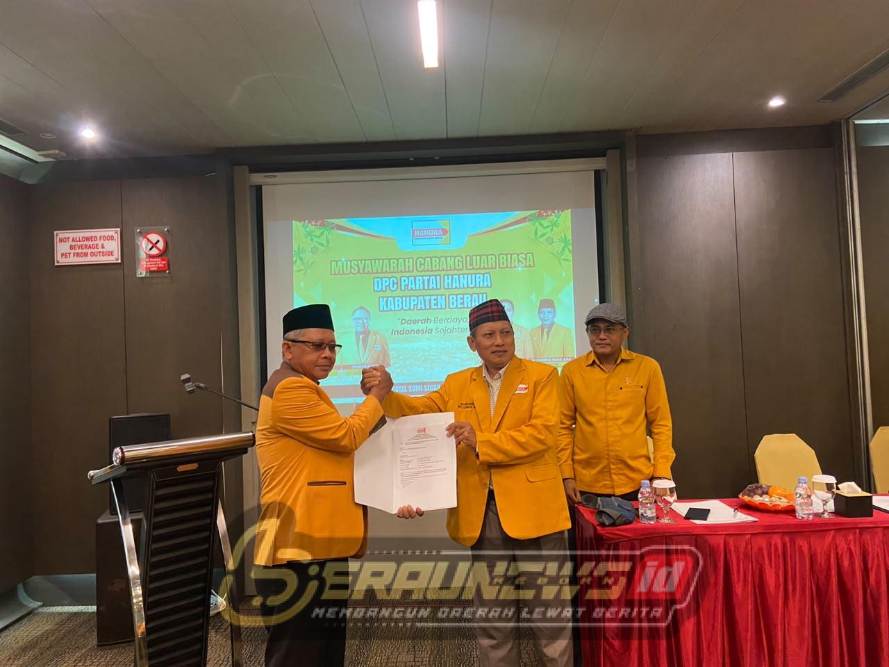 Hanura Berau Punya Ketua Baru, Agus Wahyudi Langsung Dilantik