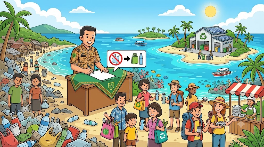 Pemkab Berau Siapkan Perbup Pembatasan Wadah Plastik untuk Tekan Timbunan Sampah