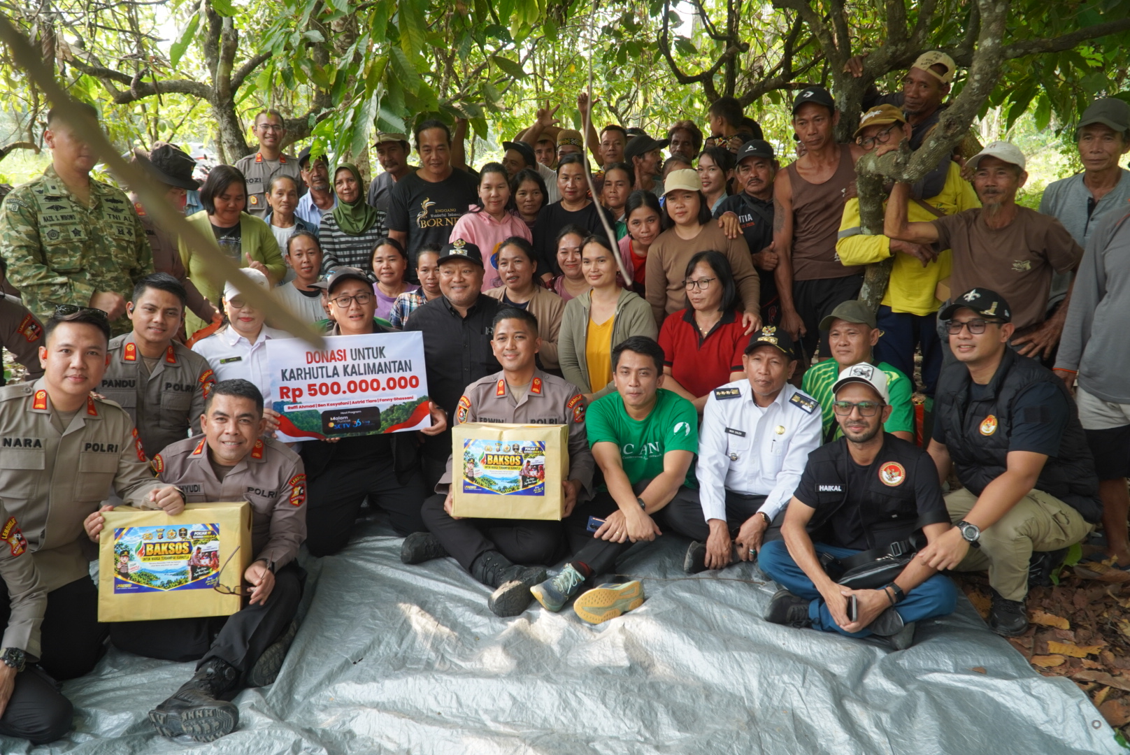 50 KK Terdampak Karhutla di Kampung Merasa Terima Bantuan Rp500 Juta
