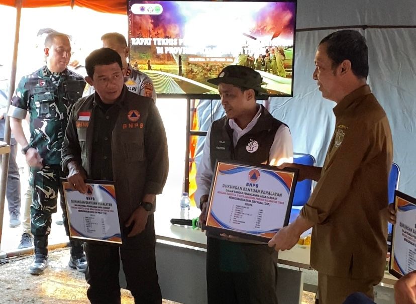 BNPB Kirim Peralatan untuk Kaltim, Pemprov Perkuat Kesiapsiagaan Karhutla