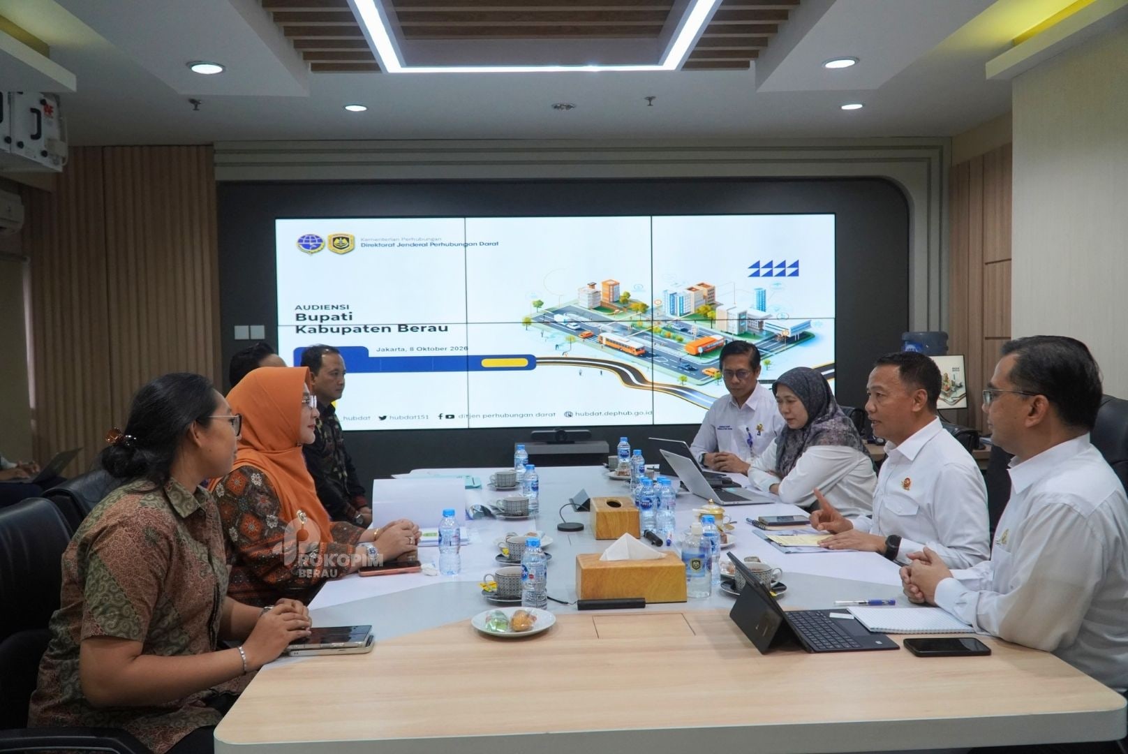 Audiensi Bupati Berau dengan Direktorat Jenderal Perhubungan Darat Kementerian Perhubungan