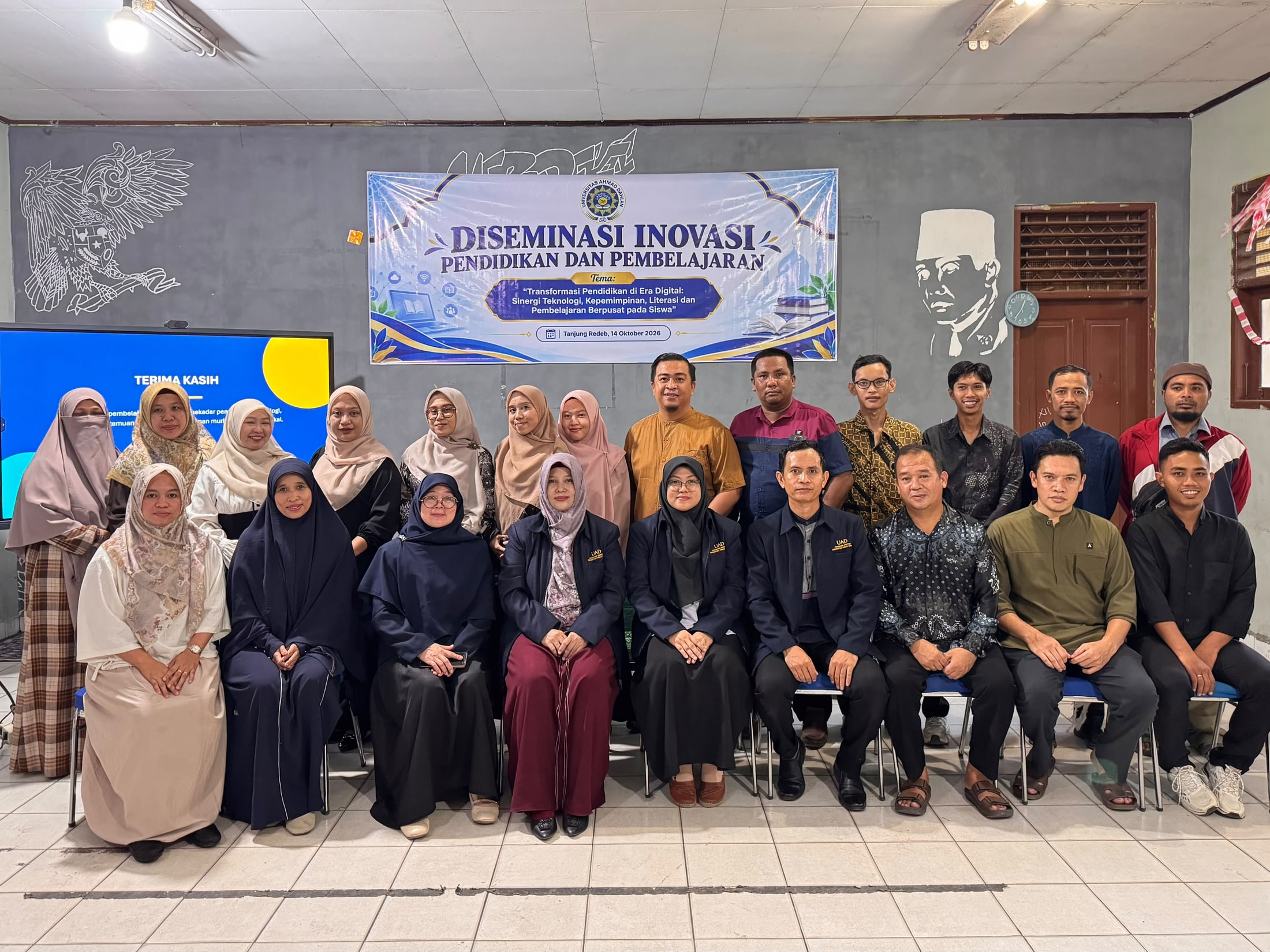Peserta diseminasi inovasi pendidikan dan pembelajaran di SMAS Muhammadiyah Tanjung Redeb